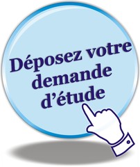 bouton demande d'étude