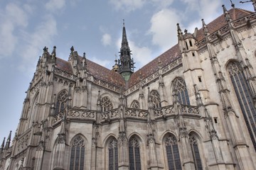 Fototapeta na wymiar St. Elisabeth Cathedral . Kosice, Slovakia.