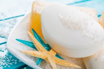 Apothecary. Sea Salt and Natural Soap