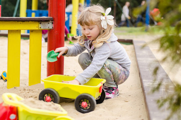 child on playground