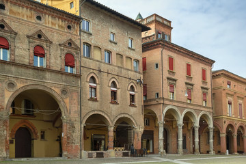 Naklejka premium street in Bologna, Italy