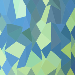 Lime Green Pastel Blue Abstract Low Polygon Background