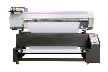 The image of a professional printing machine