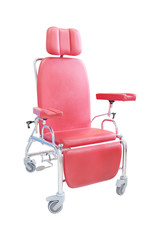 Red chair for injection