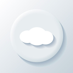 Cloud 3D Paper Icon