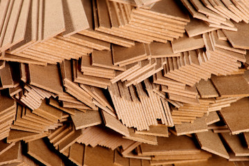 cross-section of plywood, different thickness