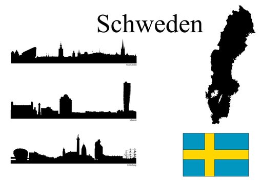 Städte in Schweden