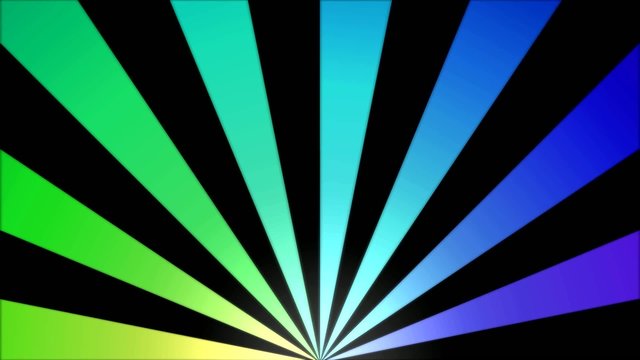 Rotating Stripes Background Animation - Loop Rainbow