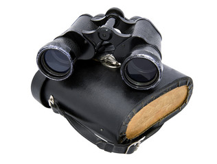 binoculars horizontal and box