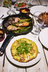 Spanish dinner table