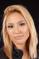 Naklejka premium Smiling blond