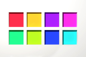Colored squares
