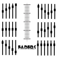 audio level fader icons