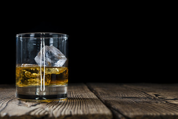 Whiskey in a glass