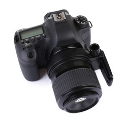 digital photo camera isolated on white