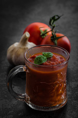 Tomato hot salsa - prepare for pasta