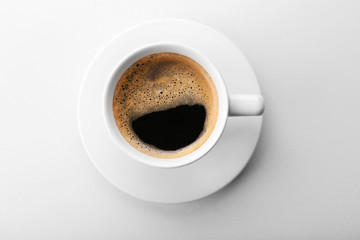Fototapeta na wymiar Cup of coffee isolated on white