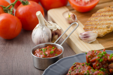 Tomato hot salsa