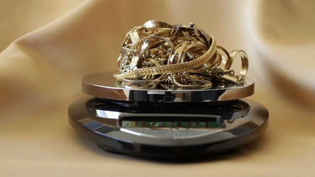 Weighing Old Gold