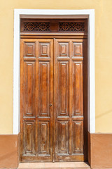 antique wood door detail closeup photography