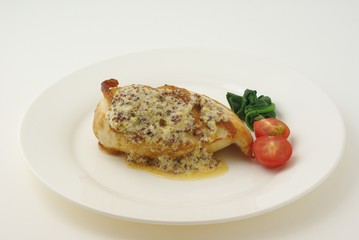 チキンのマスタードソース焼き