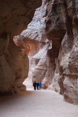 walkway to Petra, Jordan
