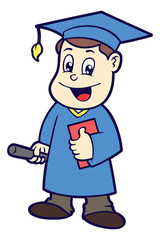 cartoon graduation