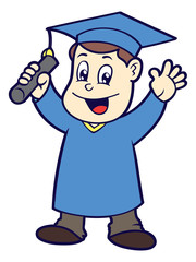 cartoon graduation