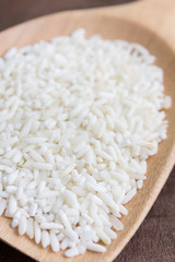 rice in a spoon