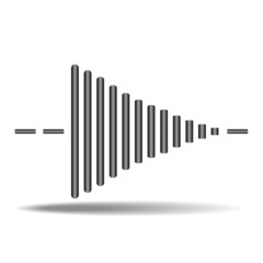 sound waves oscillating