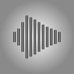sound waves oscillating
