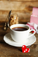 Heart shaped teabag tags and Cup of tea with