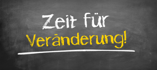 Zeit f&uuml;r Ver&auml;nderung