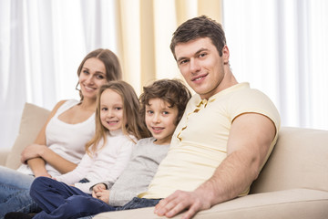 Obraz premium Happy family