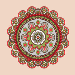 Vector mandala