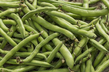 Green beans background