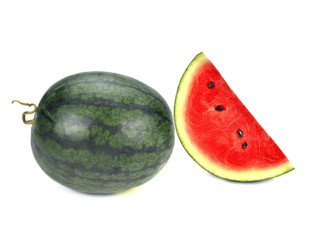 Watermelon on a white background