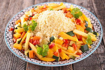 semolina with vegetables