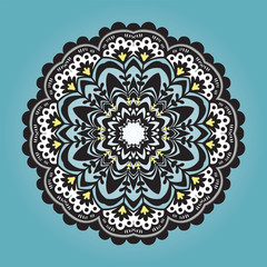 Christmas circle ornament