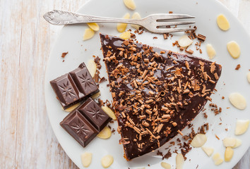 Dark Espresso Cake with Chocolate Glaze