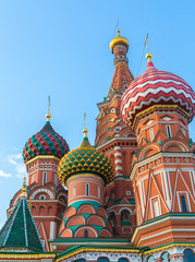 Fototapeta na wymiar Saint Basil's Cathedral in Moscow, Russia