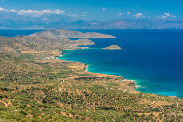 View of beautiful  bay and idyllic beach 