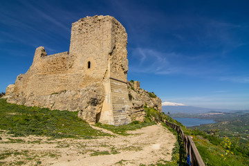 Fototapeta na wymiar old castle of agira
