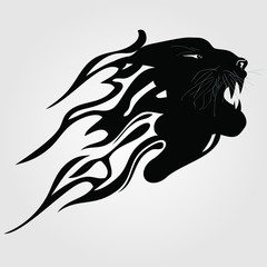 Tiger Tribal Silhouette