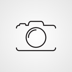 Photo camera icon - obrazy, fototapety, plakaty