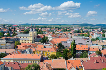Obraz premium View on Eger, Hungary
