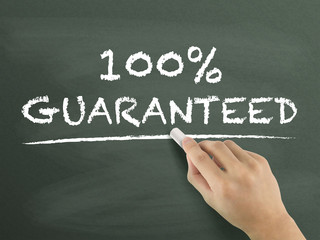 100 percent guaranteed words written by hand
