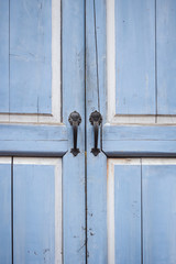 Vintage Wooden door with handle