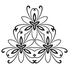 Damask  Pattern. Orient Ornament