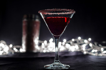 Red cocktail